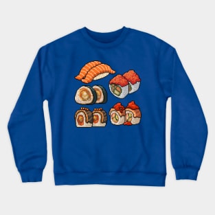 Sushi Pixel Crewneck Sweatshirt